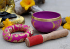 Tibetan Singing Bowl Triple Moon Complete Set ~ For Meditation, Yoga, Spiritual Healing and Mindfulness ~ Medium