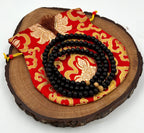 Tibetan Buddhist Genuine Sandal Wood Mala / Rosary 108 Beads / Free Silk Pouch - DharmaObjects