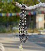 Tibetan Meditation Om Mani Padme Hum 108 Bone Beads Mala With Pouch