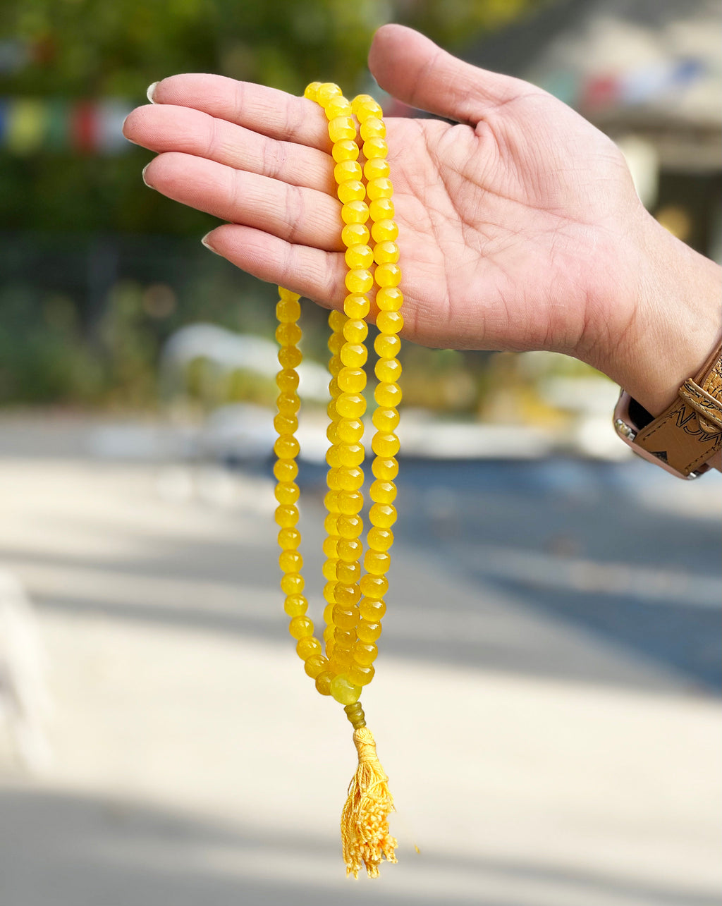 Onyx Mala 108 Beads – Tibetan Buddhist Meditation Prayer Necklace