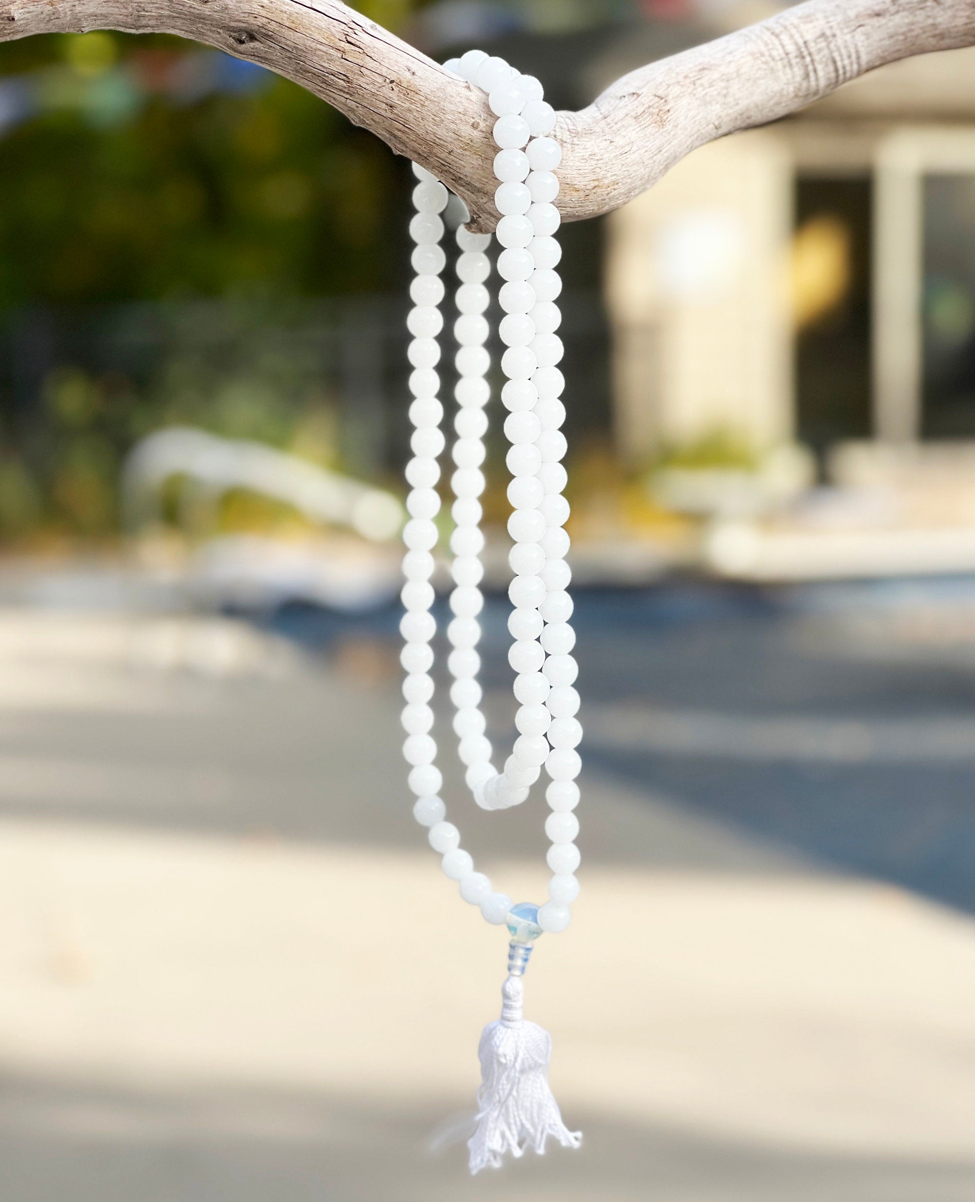 Onyx Mala 108 Beads – Tibetan Buddhist Meditation Prayer Necklace