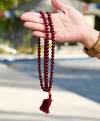 Onyx Mala 108 Beads – Tibetan Buddhist Meditation Prayer Necklace