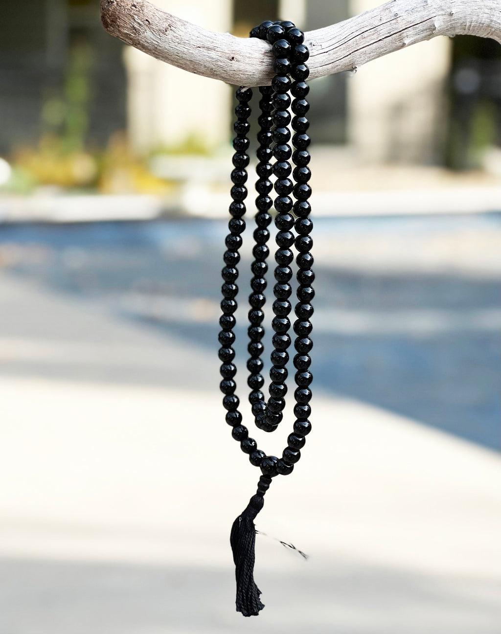 Onyx Mala 108 Beads – Tibetan Buddhist Meditation Prayer Necklace