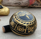 Singing Bowl Complete Set ~ 8 Lucky Symbols ~ For Meditation, Yoga, Spiritual Healing and Mindfulness ~ Medium