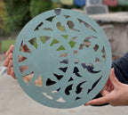 Handcrafted Wooden Celestial Sun Moon Wall Décor Hanging Art