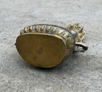 Buddha Vajrasattva Statue 2 Tone Solid Brass for Home Altar Shrine Meditation Room 5 Inches Tall