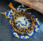 Gemstone Tiger Eye 108 Beads Prayer Mala - DharmaObjects