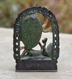 Hindu Goddess Of Time, Destruction & Power Kali Ma Statue Solid Brass 8 Inches Tall 4.2 Lb (1.890 KG) - DharmaObjects