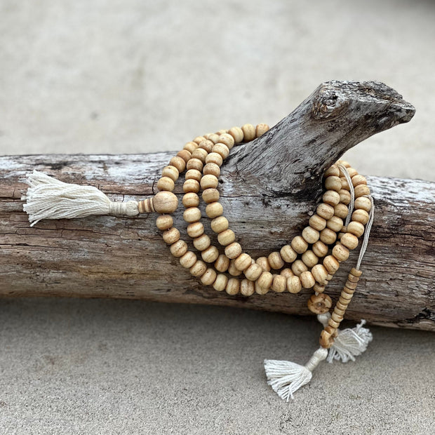 Tibetan Natural Yak Bone / Rosary 108 Beads