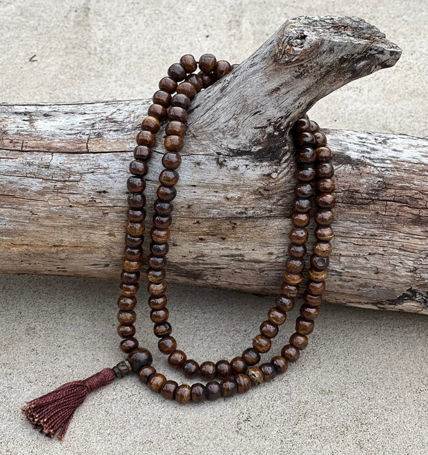 Tibetan Natural Yak Bone / Rosary 108 Beads