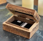 Hand Carved Tree of Life Wooden Box Keepsake Jewelry Storage Watch Box