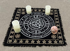 Cycle Of Life Altar Cloth Tarot Witchcraft Table Cloth Cover