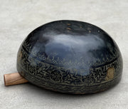 Old Engraved Rare Tibetan Singing Bowl - Collector 9 Inches Sacral Chakra