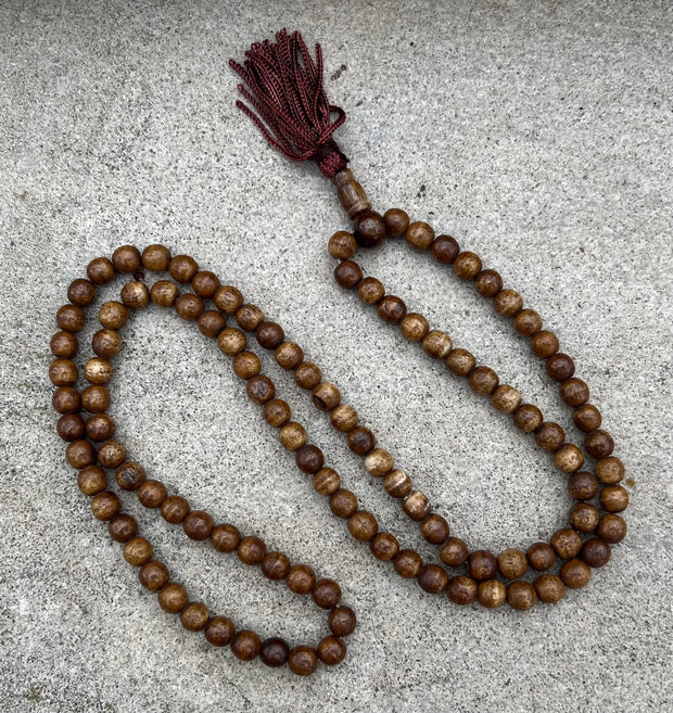 Tibetan Buddhist Natural Yak Bone / Rosary 108 Beads