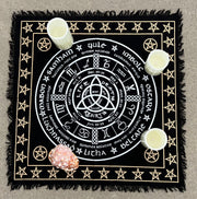 Cycle Of Life Altar Cloth Tarot Witchcraft Table Cloth Cover