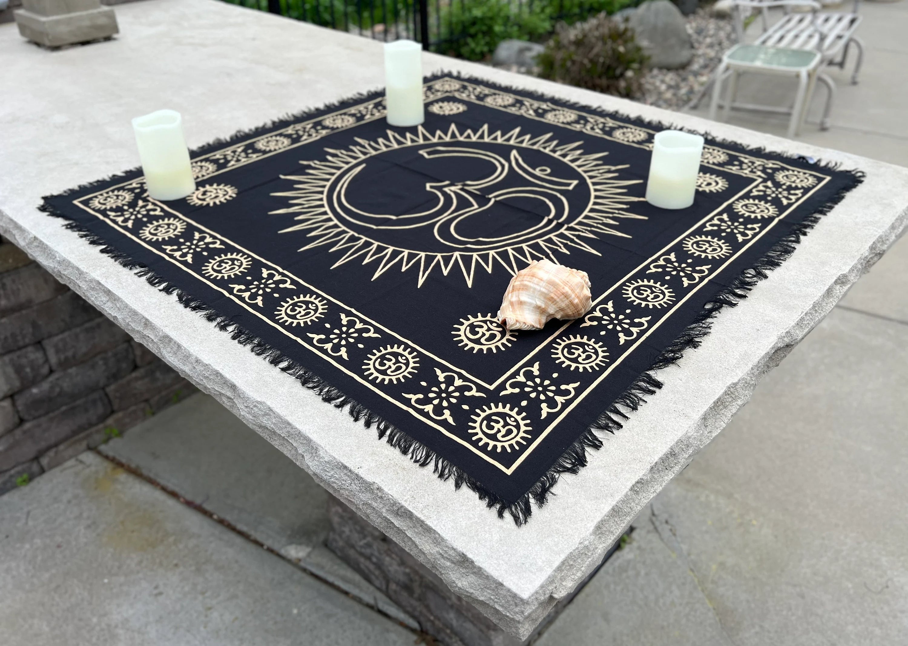 Altar Cloth Tarot Witchcraft Table Cloth Cover Wall Decor Wall Art 36 X 36 Inches