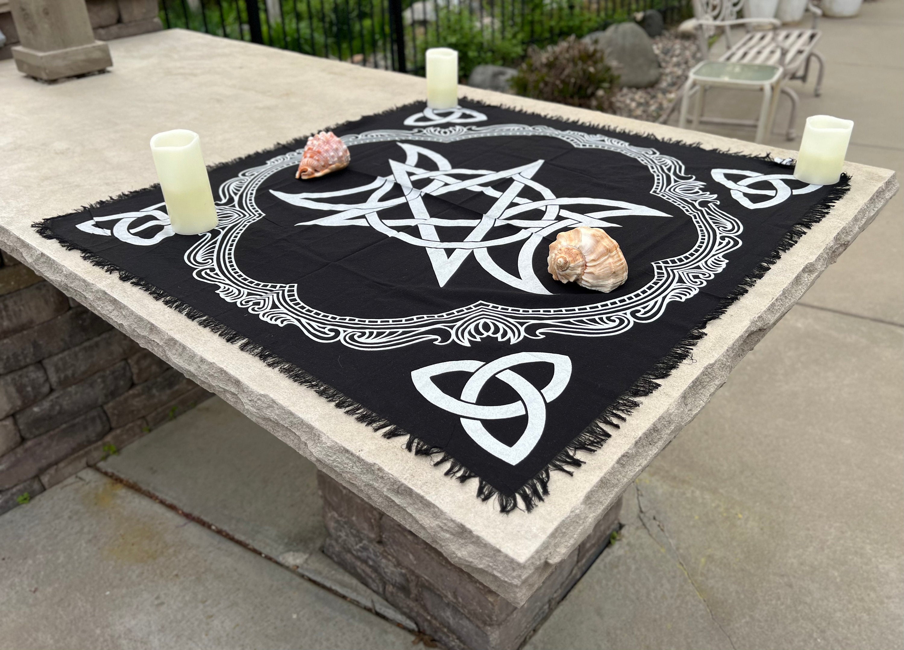 Altar Cloth Tarot Witchcraft Table Cloth Cover Wall Decor Art 36 X 36 Inches