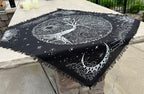 Tree Of Life Altar Cloth Tarot Witchcraft Table Cloth Cover Wall Decor 36 X 36 Inches