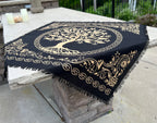 Tree Of Life Altar Cloth Tarot Witchcraft Table Cloth Cover Wall Decor 36 X 36 Inches
