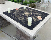 Altar Cloth Tarot Witchcraft Table Cloth Cover Wall Decor Wall Art 36 X 36 Inches