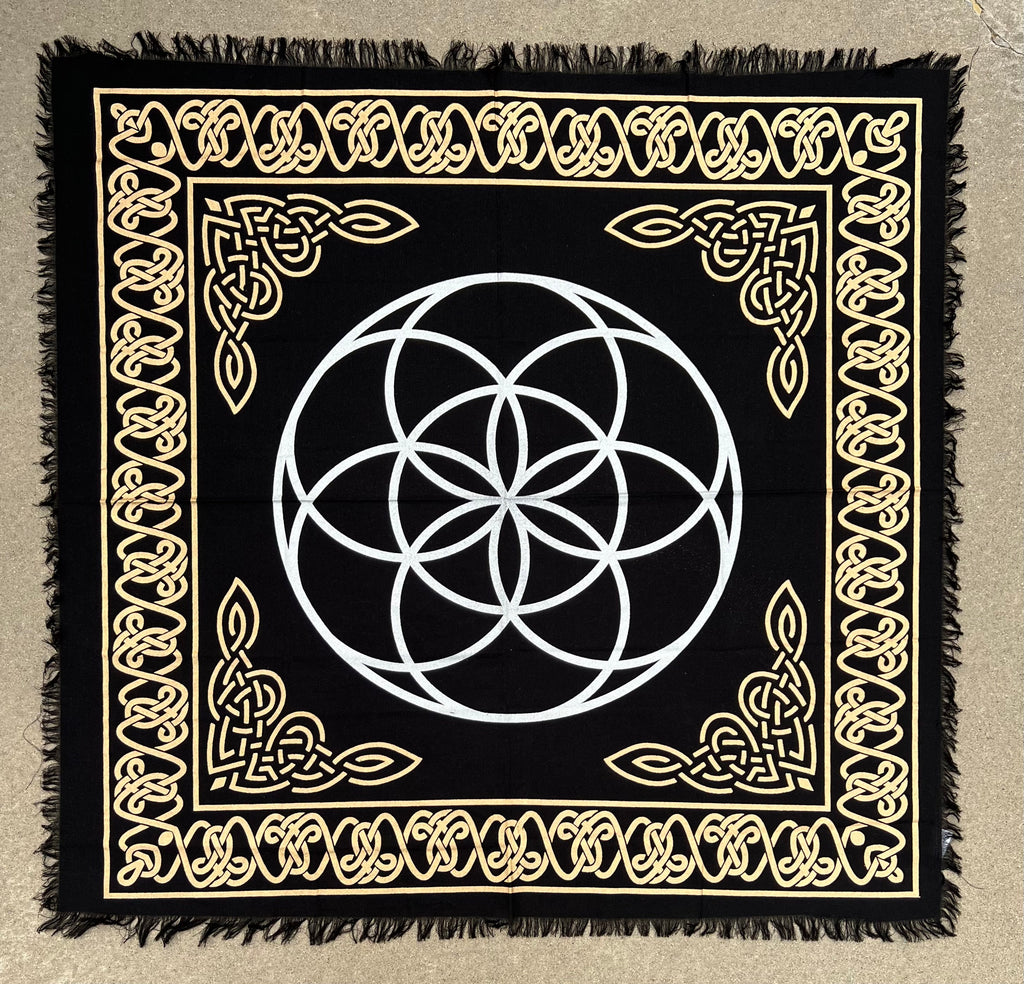 Altar Cloth Tarot Witchcraft Table Cloth Cover Wall Decor Wall Art 36 X 36 Inches