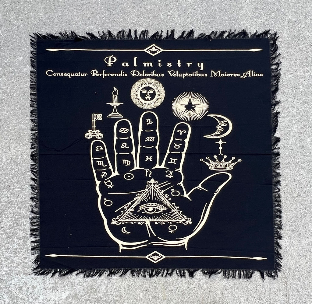 Altar Cloth Tarot Witchcraft Table Cloth Cover Wall Decor Art 24 X 24 Inches - DharmaObjects