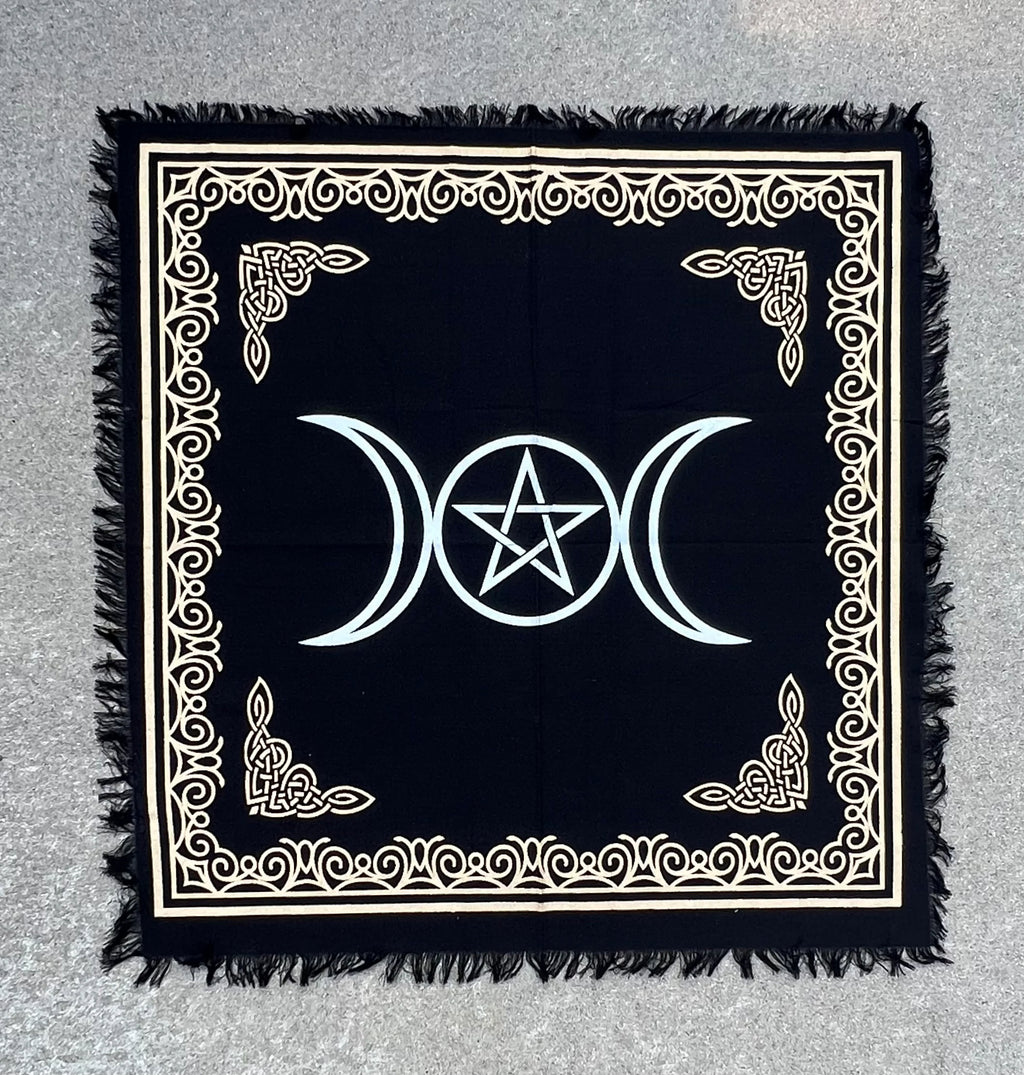 Altar Cloth Tarot Witchcraft Table Cloth Cover Wall Decor Art 24 X 24 Inches - DharmaObjects
