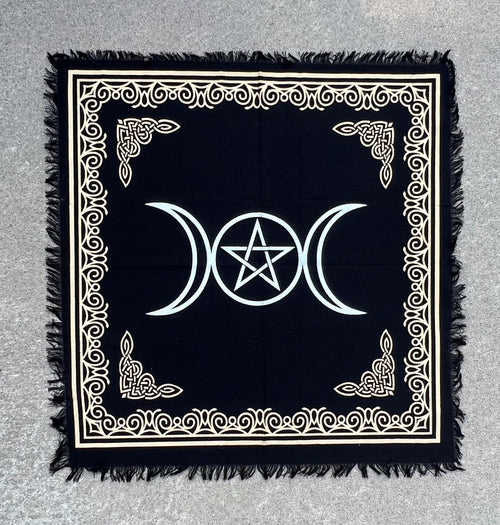 Altar Cloth Tarot Witchcraft Table Cloth Cover Wall Decor Art 24 X 24 Inches - DharmaObjects