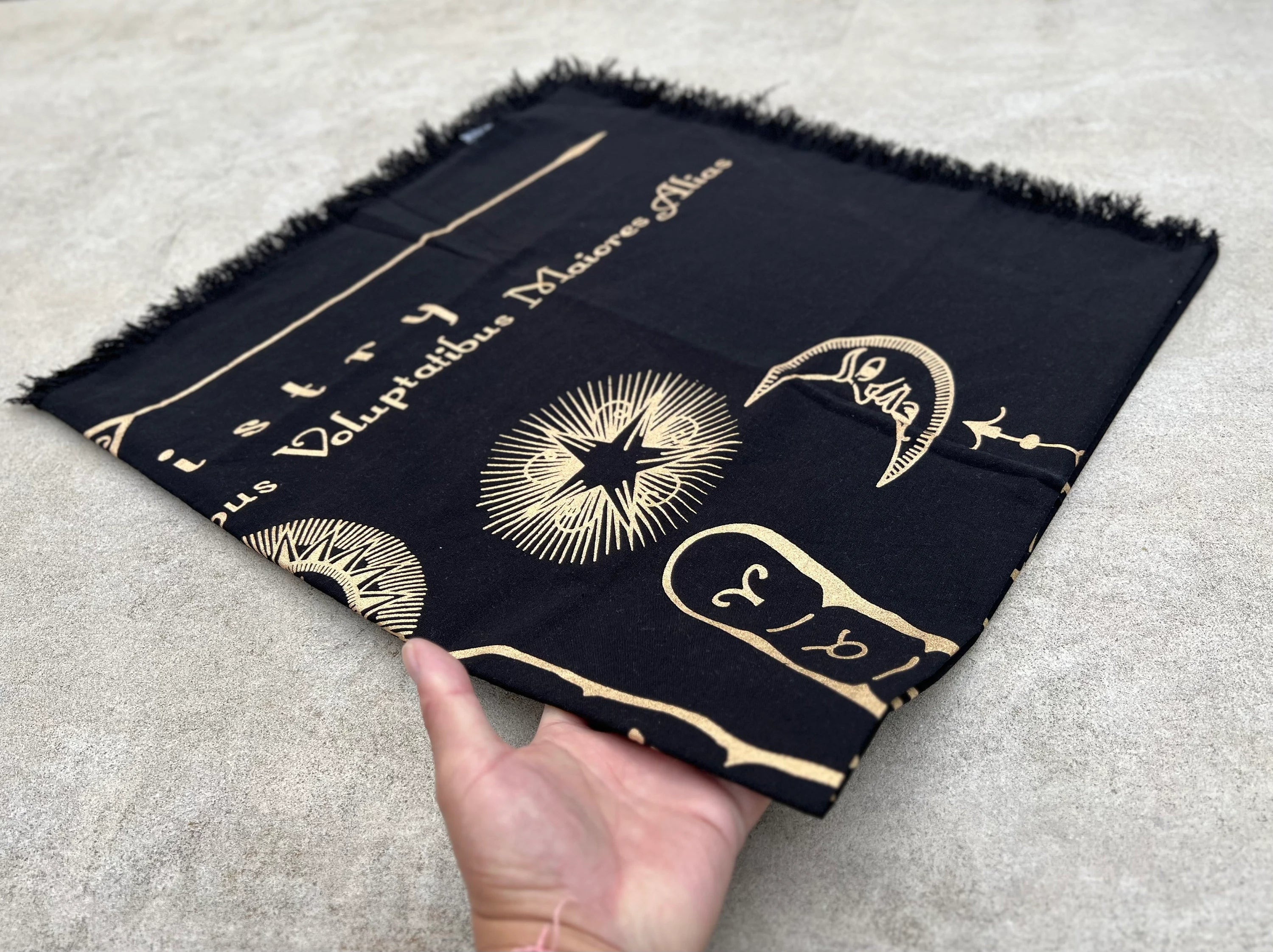 Altar Cloth Tarot Witchcraft Table Cloth Cover Wall Decor Wall Art 36 X 36 Inches - DharmaObjects