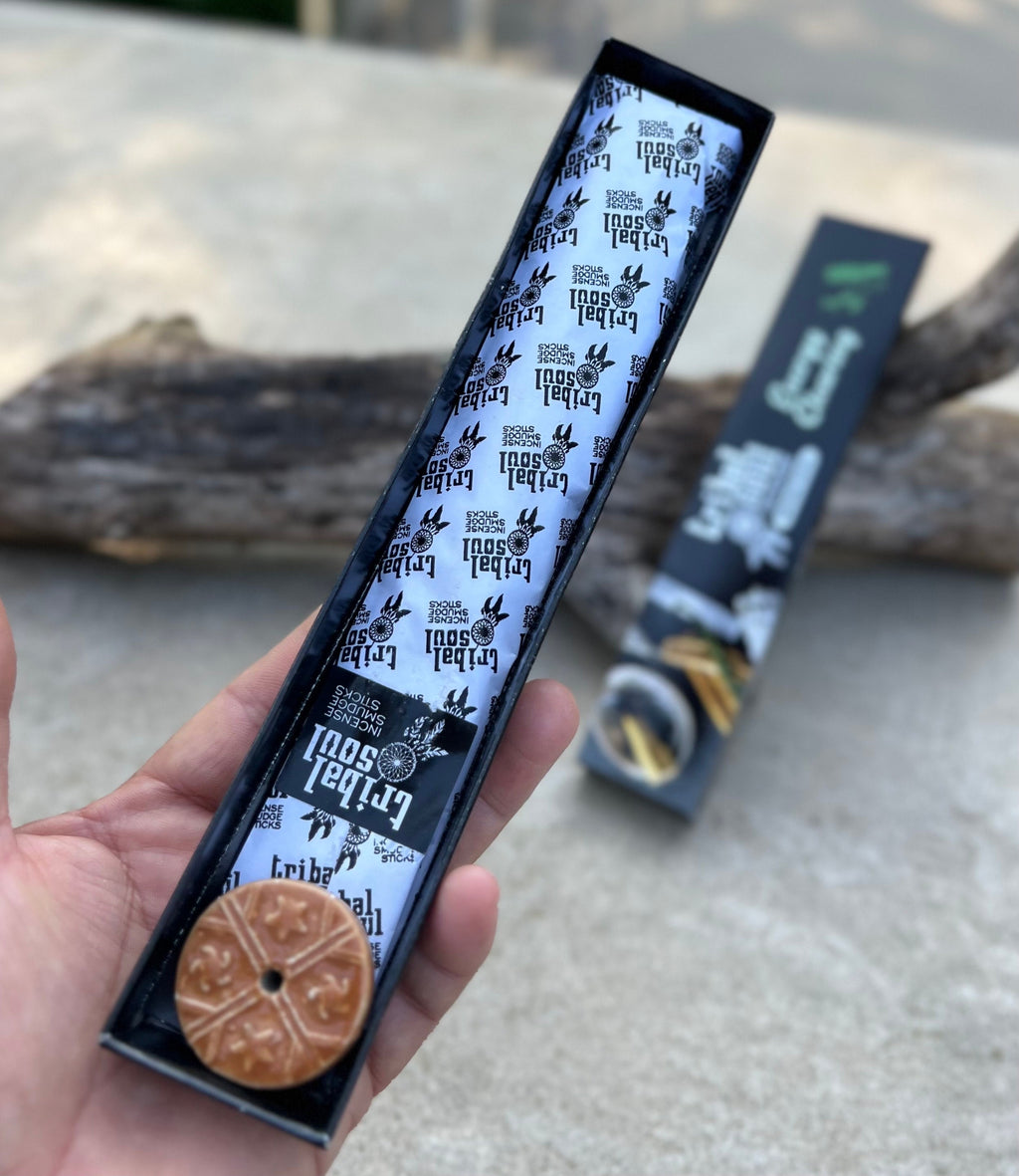 Tribal Soul Incense Ritual Ceremony Smudge Sticks With Free Burner