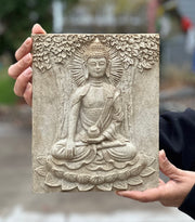 Buddha Under Bodhi Tree Wall Decor for Home Altar Shrine Meditation