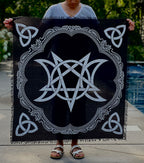 Altar Cloth Tarot Witchcraft Table Cloth Cover Wall Decor Art 36 X 36 Inches