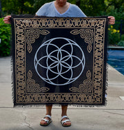 Altar Cloth Tarot Witchcraft Table Cloth Cover Wall Decor Wall Art 36 X 36 Inches
