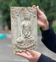Buddha Under Bodhi Tree Wall Decor for Home Altar Shrine Meditation
