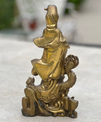 Kuan Yin Quan Yin Brass Statue Female Buddha Blessing