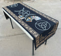 Triple Moon Long Altar Cloth Tarot Witchcraft Table Cloth Cover Wall Decor Wall Art 72 X 23 Inches