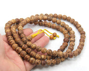 Tibetan Buddhist Meditation Bodhi Seed Mala Rosary 108 Beads With Free Pouch