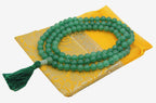 Green Onyx Mala 108 Beads – Tibetan Buddhist Meditation & Prayer Necklace