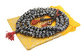 Tibetan Meditation and Yoga Hindu Om Aum 108 Beads Mala with Counter - DharmaObjects