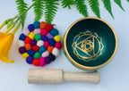 Tibetan Singing Bowl Charka Complete Set Palm Size ~ For Meditation, Chakra Healing, Prayer, Yoga - DharmaObjects