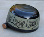 FAST SHIPPING!!! Tibetan Singing Bowl Set  Eight Lucky Symbol With Mallet and Cushion ~ For Meditation, Chakra Healing, Prayer, Yoga - DharmaObjects