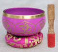 Tibetan Singing Bowl OM Complete Set ~ For Meditation, Yoga, Spiritual Healing and Mindfulness ~ Medium ~ FAST SHIPPING!!! - DharmaObjects