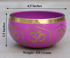 Tibetan Singing Bowl OM Complete Set ~ For Meditation, Yoga, Spiritual Healing and Mindfulness ~ Medium ~ FAST SHIPPING!!! - DharmaObjects