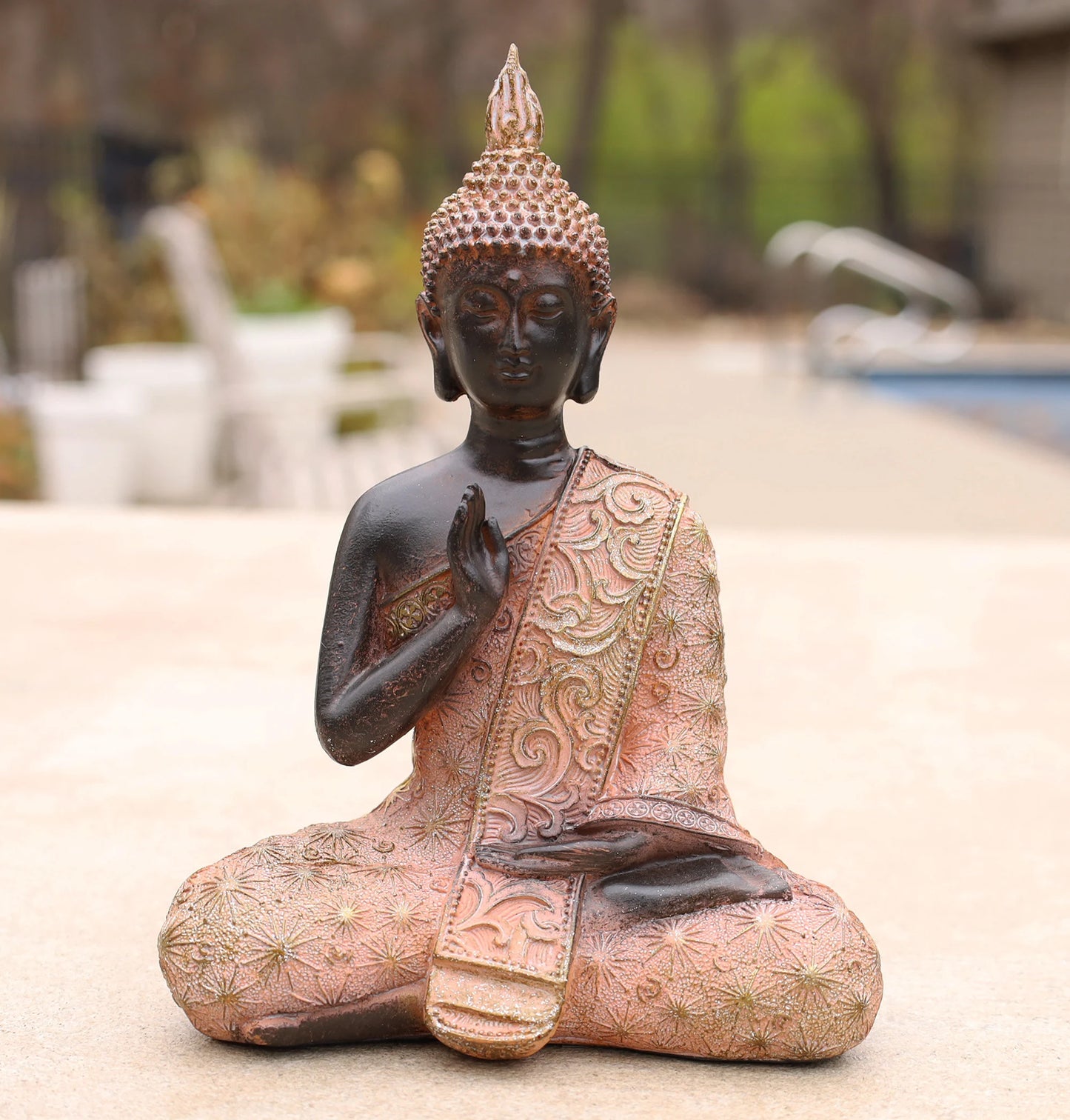 Buddha Statue for Home Altar Shrine Meditation Room 8 Inches Tall