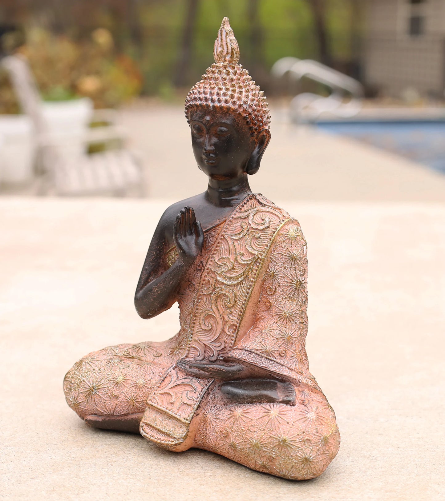 Buddha Statue for Home Altar Shrine Meditation Room 8 Inches Tall