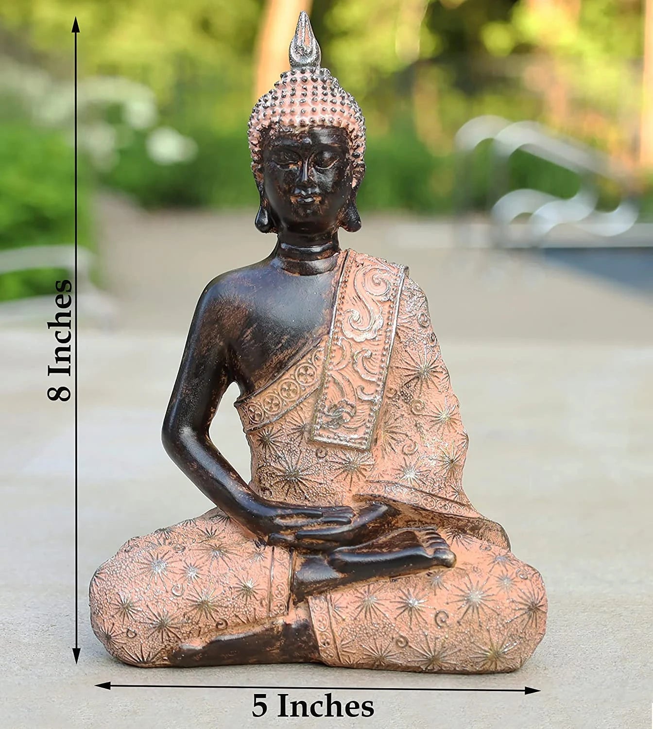 Buddha Statue for Home Altar Shrine Meditation Room 8 Inches Tall