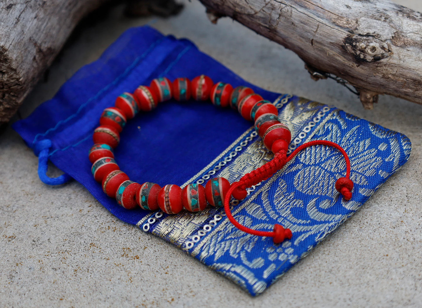 Tibetan Meditation Medicine Healing Yak Bone 21 Beads Wrist Mala Yoga Jewelry Free Pouch - Fast Shipping!!!