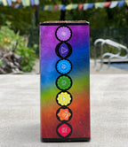 Chakra Awakening Set -  7 Chakra Stones Healing Crystals Set, Chakra Sage, Selenite Palm Stone, Chakra Card Set, Awakening Guide.
