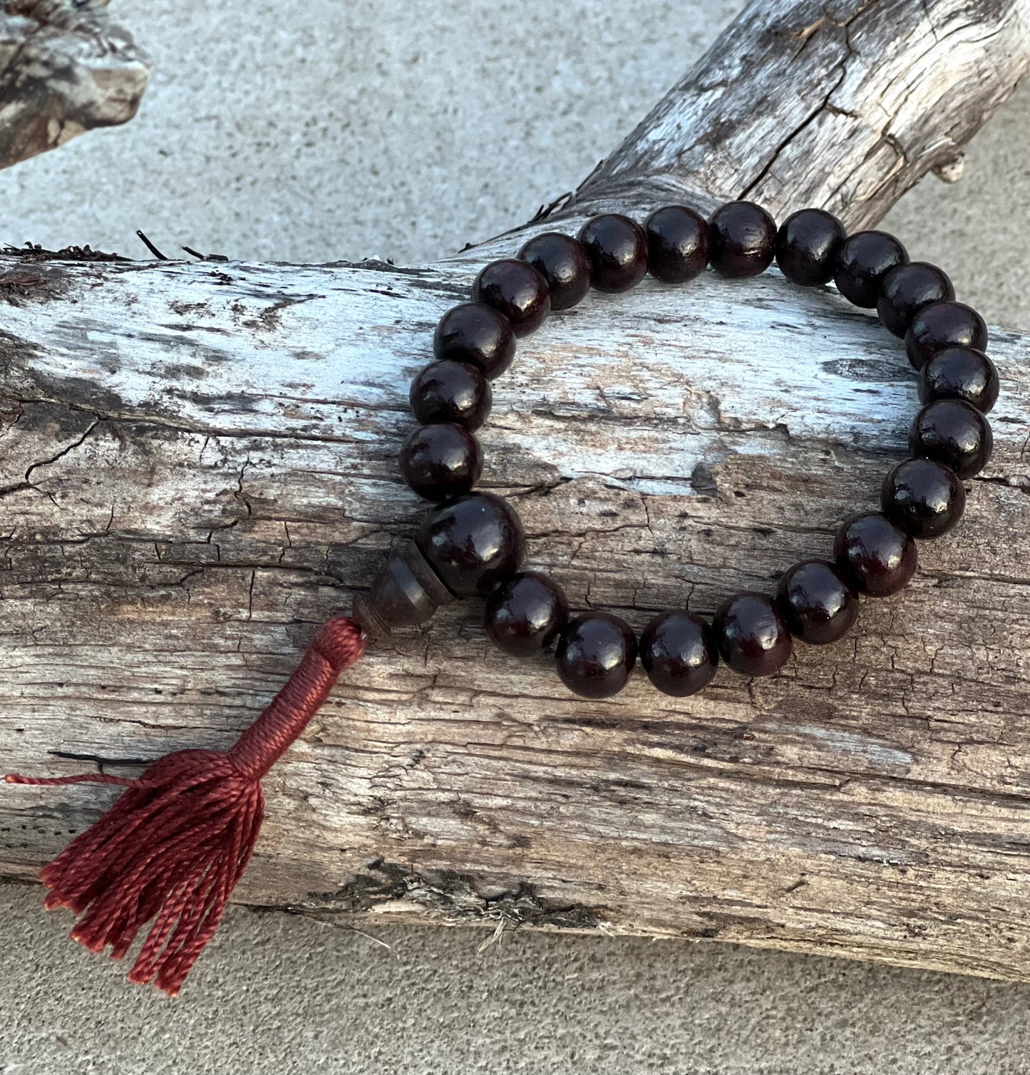 Tibetan Meditation Yoga 21 Beads Rosewood Wrist Mala Power Bracelet