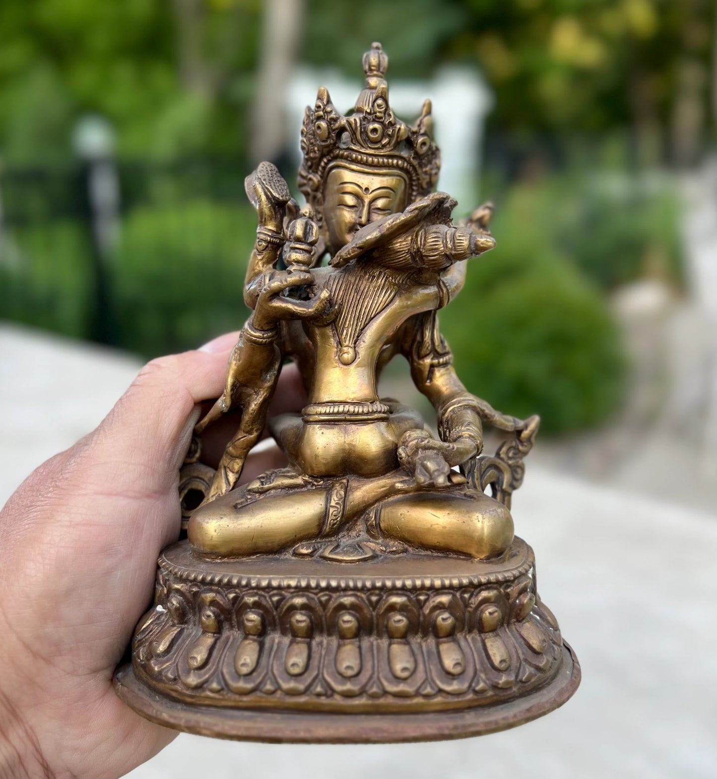 VajraSattva Yab Yum Statue Symbol Of Wisdom And Compassion